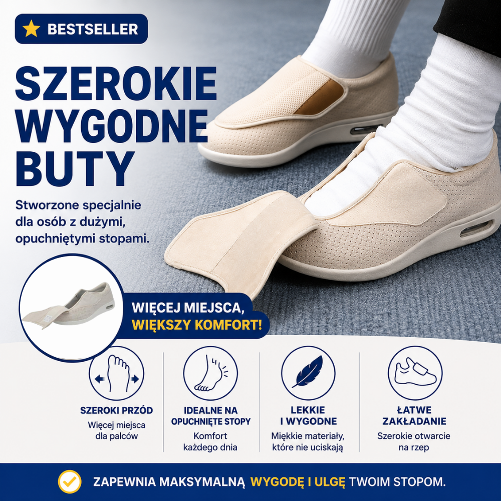 Medcomfort - Szerokie buty zapewniające komfort